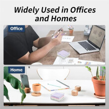 Porta-Blocos de Notas em Acrílico para Organização de Mesa, Dispensador de Recados Transparente