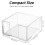 Acrylic Notepad Holder for Desk Organization, Clear Memo Dispenser 7