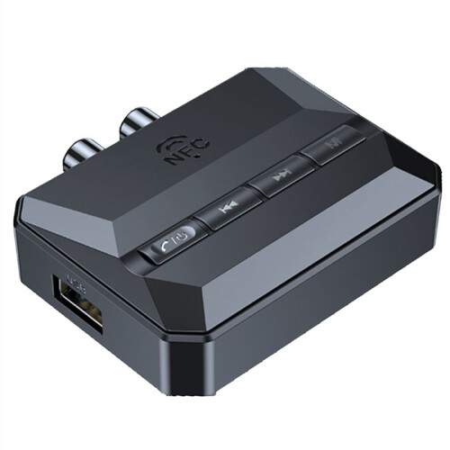 5.3 Audio Receiver USB U Disk Playback Wireless Adapter R/L 2 RCA/3.5mm AUX/Optical Jack for Car Kit Speaker