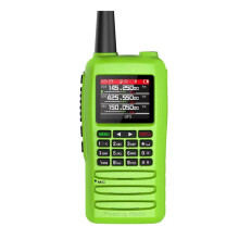 IC-1600E Walkie Talkie Phone Wireless Programming Air Band Long Range Ham FM Radio IP68 86-890MHZ 50KM Green