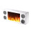 Panoramic 360 Stereo Surround  Speaker with Flame Fireplace Effect HIFI Subwoofer Support TF USB AUX 1