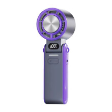 Portable Foldable Handheld Fan, 3600mAh Battery, 100-Level Speed Control, High-Speed Turbo, Outdoor Cooling Fan