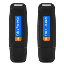 Registratore Vocale Audio Digitale USB U-Disk Portatile Ricaricabile  Registratore Attivato Dittafono