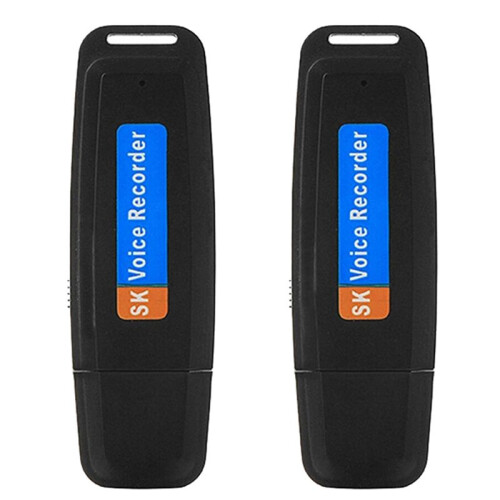 Portable Rechargeable U-Disk USB Digital Audio Voice Recorder  Dictaphone Activated Recorder