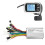 Electric Bike Controller Electric Scooter Controller 124DX 24V/36V/48V 250W Brushless Controller with LCD Display Panel 1