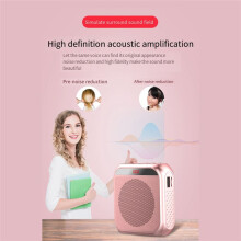2200mah Voice Amplifier Multifunctional Voice Speaker Portable Speaker with Microphone Display, for Teachers Speech B