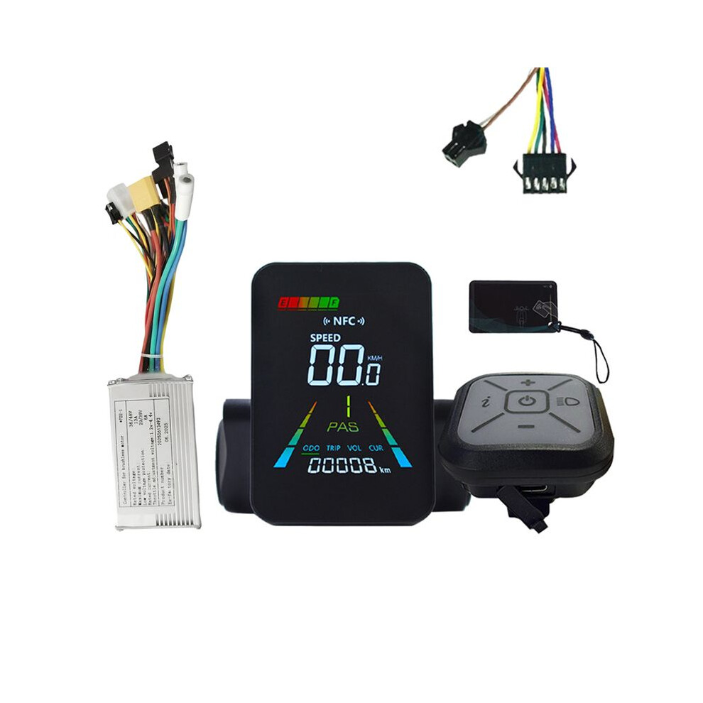 Photos - Climbing Gear Zandona F3 E-Bike NFC Speedometer Electric Scooter NFC Color LCD Display 24V/36V/48V/60V UART+36V/48V 350W Controller SM5+2PIN 