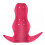 (Transparent red) Hollow Anal Plug Trainer for Couples (50 chars) 3