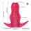 (Transparent red) Hollow Anal Plug Trainer for Couples (50 chars) 4