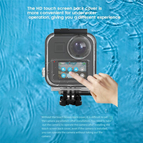Waterproof Camera Case for  MAX Panoramic Sports Camera Bezel Underwater Protective Case Diving Accessories