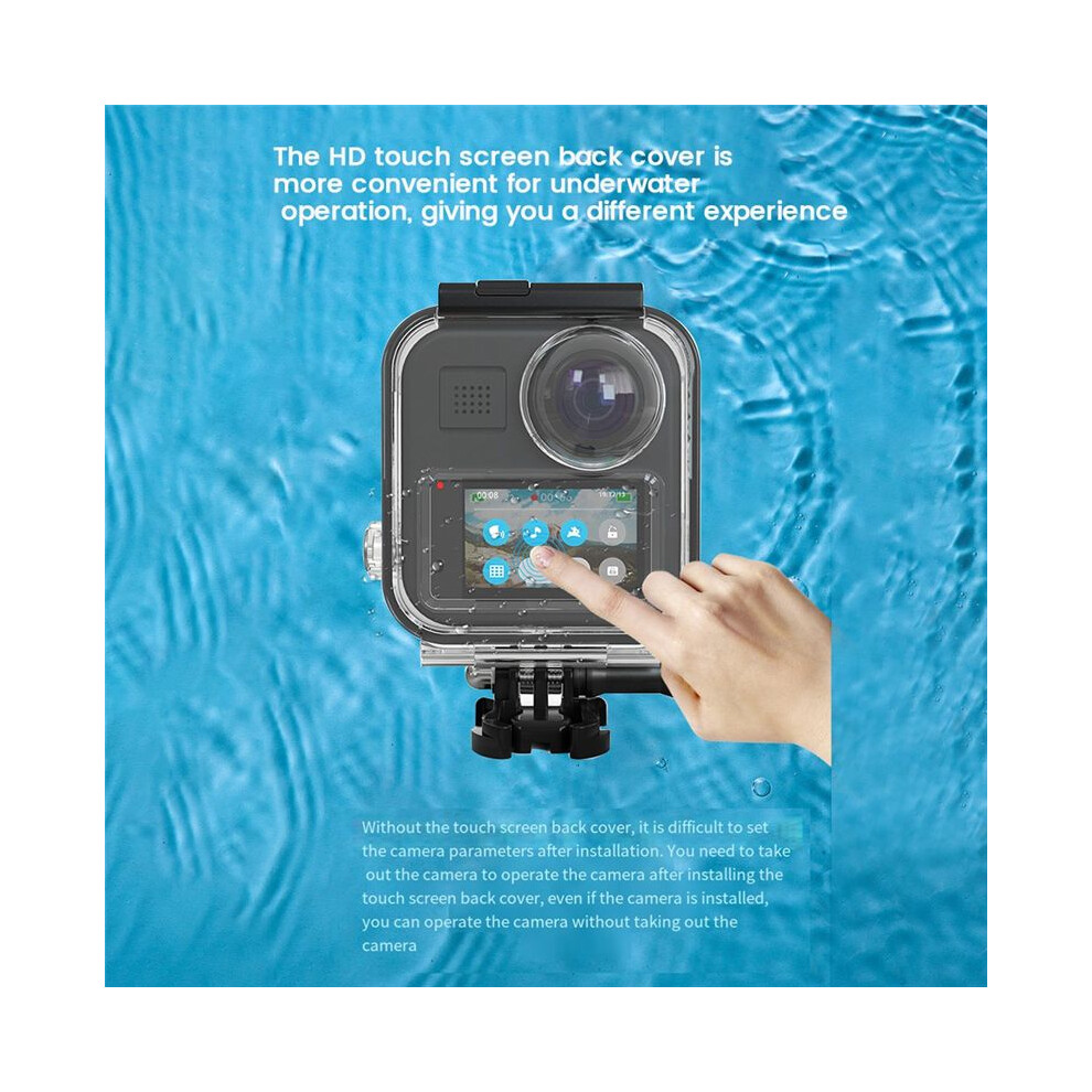 Waterproof Camera Case For Max Panoramic Sports Camera Bezel Underwater Protective Case Diving Accessories 4713469827960