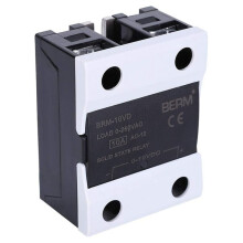 BERM Solid State Relay 4-20mA 0-250VAC SSR Relay BRM-10VD Solid State Relay Control Mode with LED Light Tube