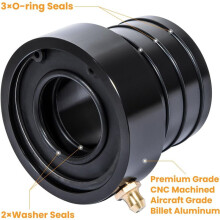 2pcs MG21103 30/44 Front Axle Tube Seal for JK JKU 2007-2018,YJ 1987-1995,TJ 1997-2006,LJ 2004-2006