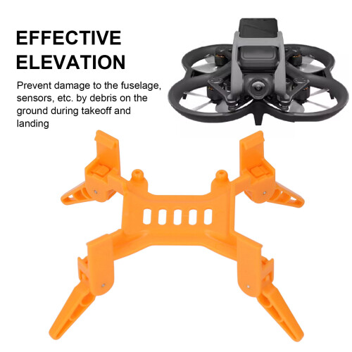 AVATA2 naranja ABS tren de aterrizaje plegable extendido 2