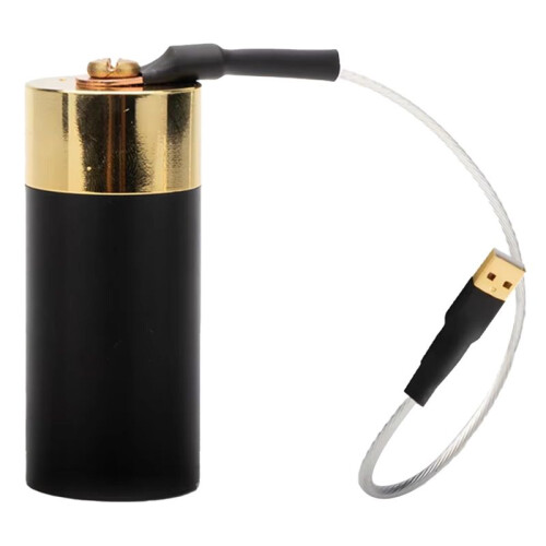 Ground Loop Noise Isolator GND Anti-Interference Electronic Black Cave Speaker Grounding Wire Power Purifier 15CM B