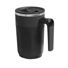Tasse à Café Intelligente 400 Ml avec Affichage de la Température par LED, en Acier Inoxydable 316, Tasse à Café Magnétique avec Température A