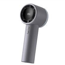 Ventilateur Portable Turbo Haute Vitesse, Rechargeable, Puissant, , avec Lampe de Poche, Affichage Numérique, pour /Maison