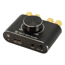 X15H 15WX2 Stereo Digitale Power Audio AMP Amplificador Theater Afstandsbediening HIFI 5.1 Versterkerprint Zwart