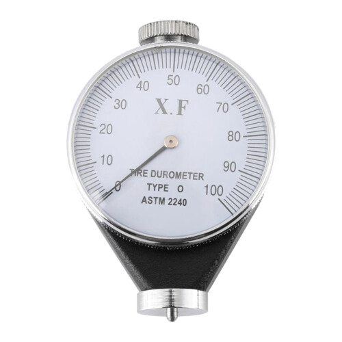 Shore Durometer a Type 0-100 HA Rubber Tire Hardness Tester Meter for Plastic Leather Rubber Multi-Resin 1