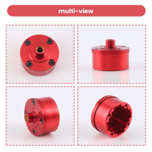 Caso Differenziale nel Metallo Diff Case per Arrma 1/8 Kraton Senton Talion Typhon 1/7 Infraction Mojave Upgrade Parts,1