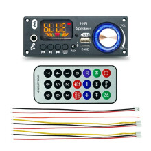 160W Amplifier 5.1 MP3 Decoder Board 2x80W Audio Player 12V DIY MP3 Player Car FM Radio Module TF USB Mic