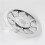 Chrome Outer Rear Pulley Cover Insert for  Softail Fat Boy Lo FLSTN FXSTC 4