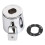 Chrome Ignition Control  Cover Cap for  Sportster1200 Custom XL1200C 4