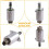 TM70301 12V Hydraulpump Proportionell Magnetventil Kranpilotventil Grävmaskinstillbehör 7