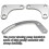 For SBC Power Steering Pump Bracket Compatible for  350 Small Block LWP Long Water Pump 551522 Adjustable 3