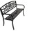 Birchtree BIRCHTREE Steel Garden Bench 3 Seater C079 5