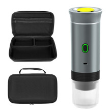 Machine à Expresso Électrique Portable avec Sac de  Cafetière Portable pour  Machine à Expresso Auto-Chauffante pour Voiture C