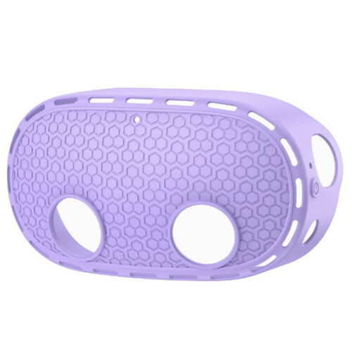 Capa Protetora de Silicone VR Shell Compatível com para Acessórios para Meta Quest 3S, Proteção Abrangente para VR Roxo 1