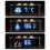 RGB Ambient Light with Mechanical Keycap Clock Support Timer 3 X 6 Color Lighting Effect Wifi Connect Mobile Phone PC 8