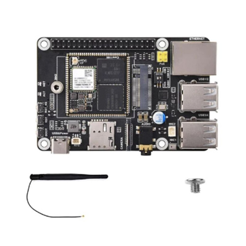 Pi A W OnBoard RV1106 Linux Development Board 256MB DDE3L 1TOPS Computing Power with WIFI Without 4G Module