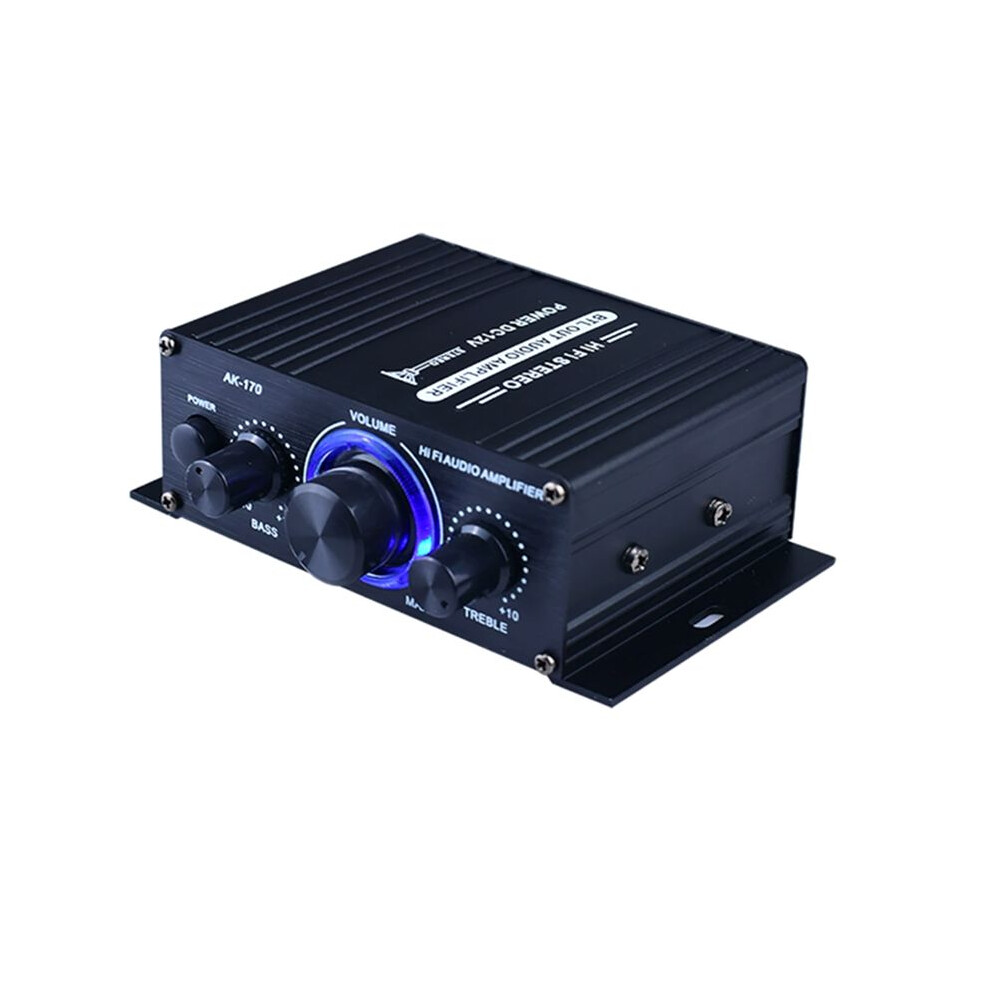 12V 400W Hifi Digital Stereo Audio Amplifier Fm Amplificador In Amp Car Home Radio Theater Microphone Ak170 6032695163719