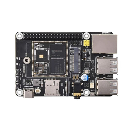 Placa de Desenvolvimento Linux  Pi B OnBoard RV1106 128 MB DDE3L 0,5TOPS Poder de Computação Sem WIFI e Módulo 4G
