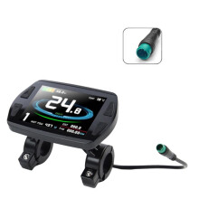 KT-8YU KT Bicicleta Elétrica Colorida LCD Display Medidor 24V 36V 48V Conexão À Prova D'Água Ebike Display Inteligente