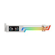 Temperaturanzeige Grafikkartenhalterung 5V 3PIN ARGB AURA SYNC Grafikkarte VGA-Halter Höhenverstellbar