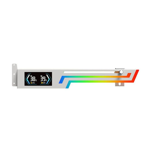 Temperature Display  Card Bracket 5V 3PIN ARGB AURA SYNC  Card VGA Holder Height Adjustable
