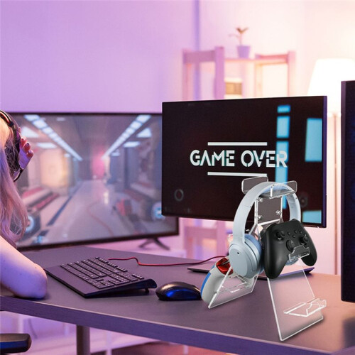 Applicable to Game for  Controller Desktop Stand Headphone Storage Rack Multi-Function Accessory Rack