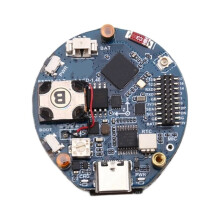 XiaoZhi DeepSeek AI Voice Chat ESP32 S3 Development Board 1.46 Inch Round LCD QMI8658//MP3 Audio/Battery Port LVGL,A