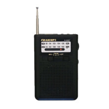 Radio FM AM Mp3 Radio World Receiver with Display Speaker 88-108MHz Support TF Card Headphone Jack Pocket Radio A