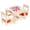 Set Mobila Copii - Masa + 2 Scaune cu Tabla ECOTOYS 2