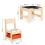 Set Mobila Copii - Masa + 2 Scaune cu Tabla ECOTOYS 10