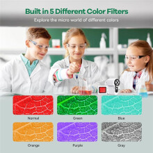 1080P Digitale Handmicroscoop, Draagbare Digitale Zakmicroscoopminiscoop, 10MP USB-Miniscoop voor Kinderen