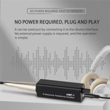 Amplifier Portable Ear Amplifier Converter XLR To3.5MM Audio Ear Amplifier Converter Plug and Lossless Transmission
