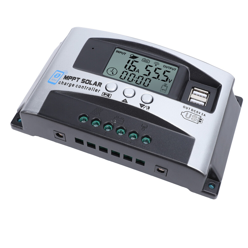 Mppt Solar Charge Controller 30A Bluetooth Lcd 12V-48V With Usb 4021385004670