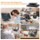 Stand for Echo Show 8,  Speaker Stand Mount Bracket Holder for Echo Show 8, Table Mount Accessories - Black 5
