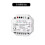 AC Triac Dimmer Support Dimbar LED-Drivrutin Glödlampor Halogenlampor Push Dimming 4 Zone RF Remote 4