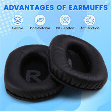 Protectores de Auriculares para GPRO XG PRO X2, de Repuesto, con Esponja Negra.